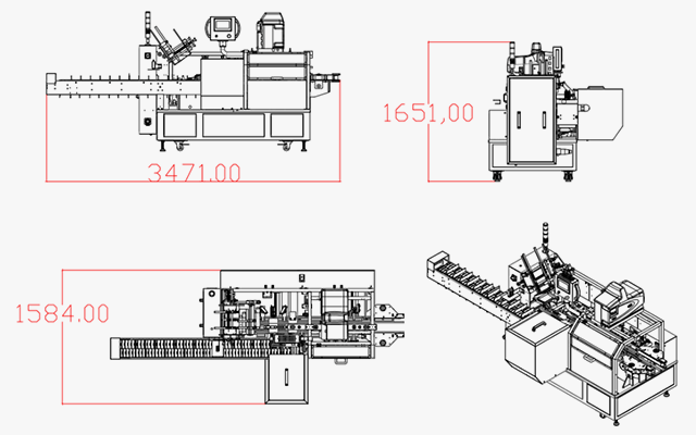 LY300-2自動(dòng)裝盒機(jī)尺寸圖紙